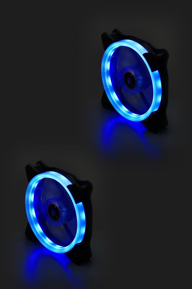 CASE FAN 120MM BULK/SINGLE LINE BLUE LED FAN GTT