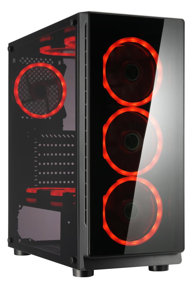 CASE MIDITOWER ATX W/O PSU/RAPTOR F-12 GTT