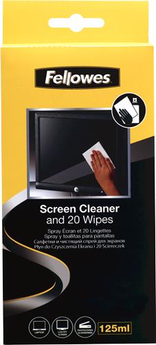 CLEANING KIT FOR SCREEN/99701 FELLOWES