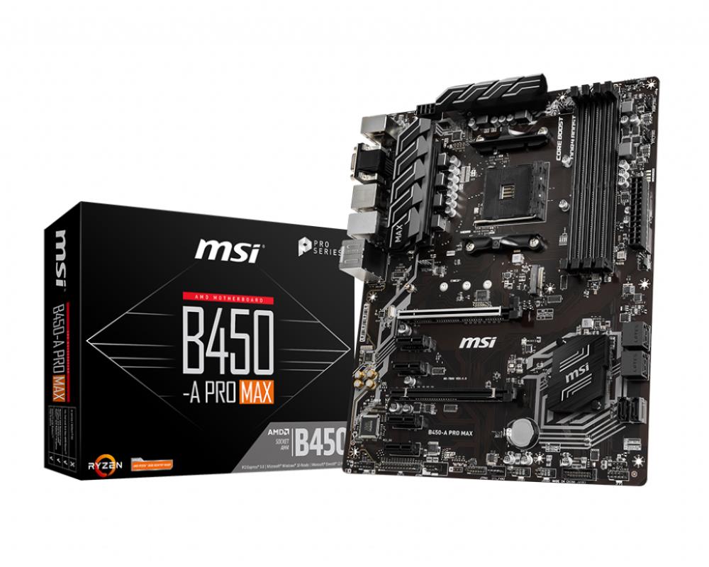 MB AMD B450 SAM4 ATX/B450-A PRO MAX MSI