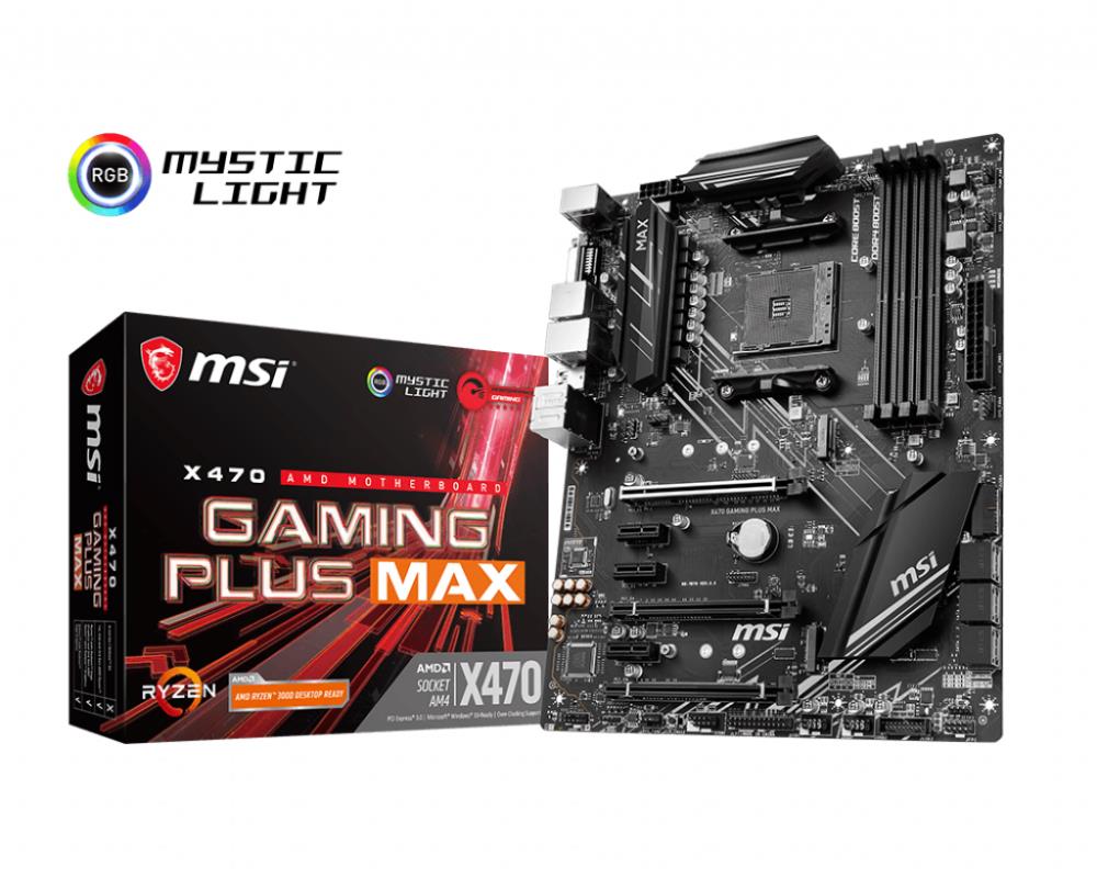 MB AMD X470 SAM4 ATX/X470 GAMING PLUS MAX MSI