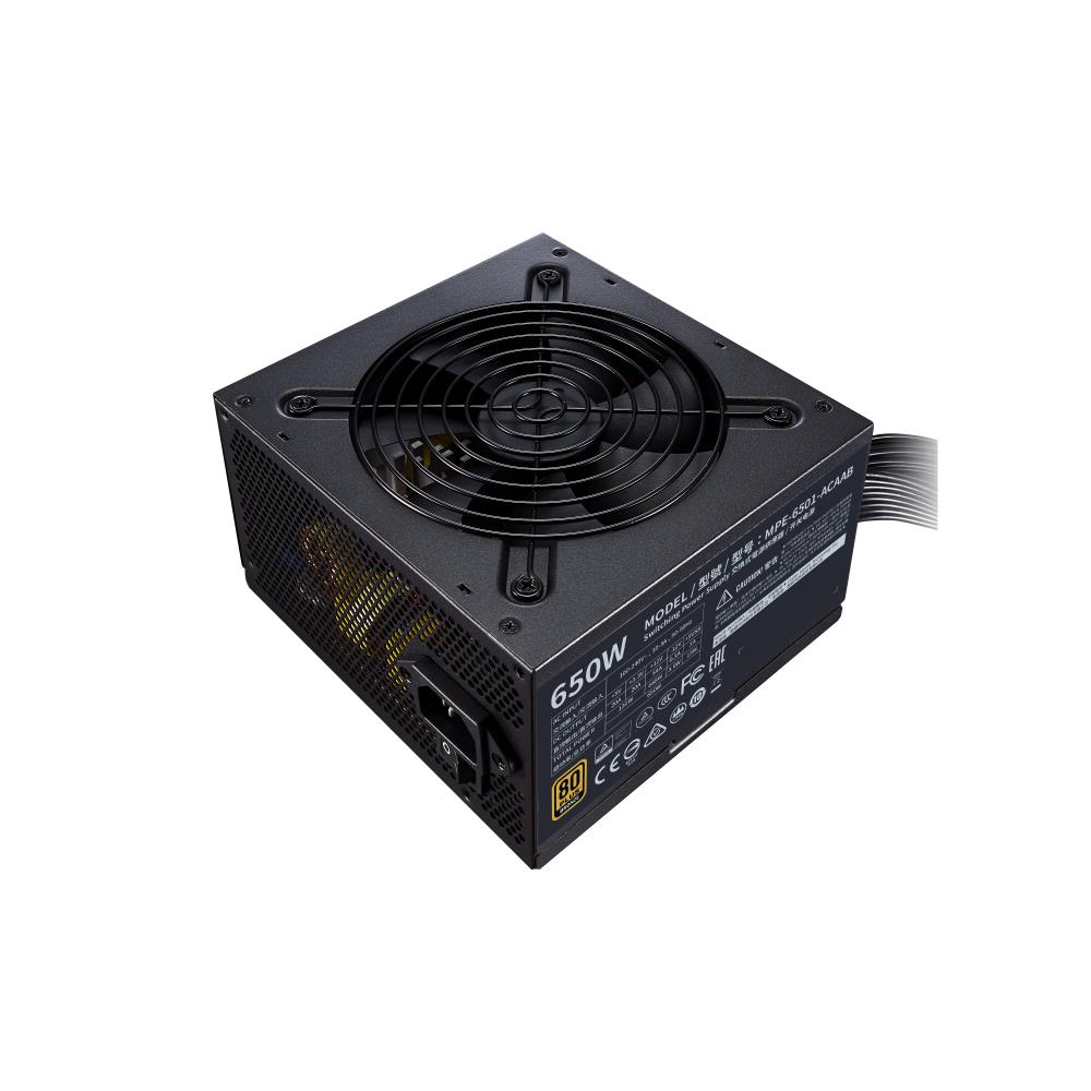 Power Supply|COOLER MASTER|650 Watts|Efficiency 80 PLUS BRONZE|PFC Active|MTBF 100000 hours|MPE-6501-ACAAB-EU