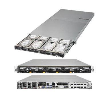 SERVER SYSTEM 1U SAS/SATA/SSG-6019P-ACR12L+ SUPERMICRO