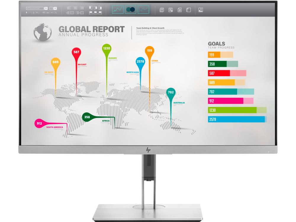 MONITOR LCD 27" E273Q/1FH52AA#ABB HP