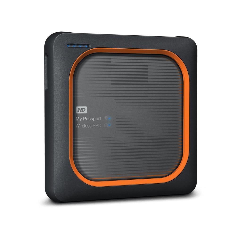 External SSD|WESTERN DIGITAL|My Passport|2TB|USB 2.0|USB 3.0|WiFi|WDBAMJ0020BGY-RESN