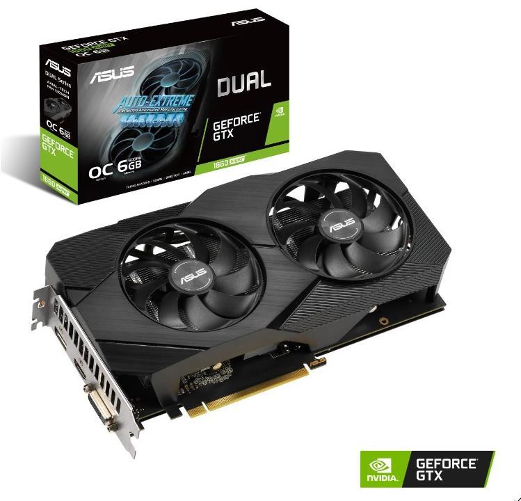 VGA PCIE16 GTX1660 SUPER 6GB/DUAL-GTX1660S-O6G-EVO ASUS