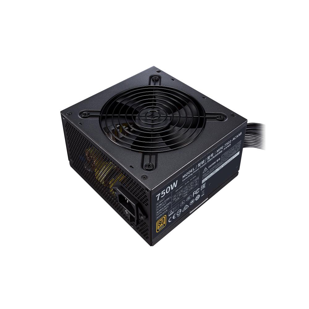 Power Supply|COOLER MASTER|750 Watts|Efficiency 80 PLUS BRONZE|PFC Active|MTBF 100000 hours|MPE-7501-ACAAB-EU