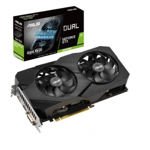 Graphics Card|ASUS|NVIDIA GeForce GTX 1660 SUPER|6 GB|192 bit|PCIE 3.0 16x|GDDR6|Memory 14002 MHz|GPU 1530 MHz|Dual Slot Fansink|1xDVI|1xHDMI|1xDisplayPort|DUAL-GTX1660S-A6G-EVO