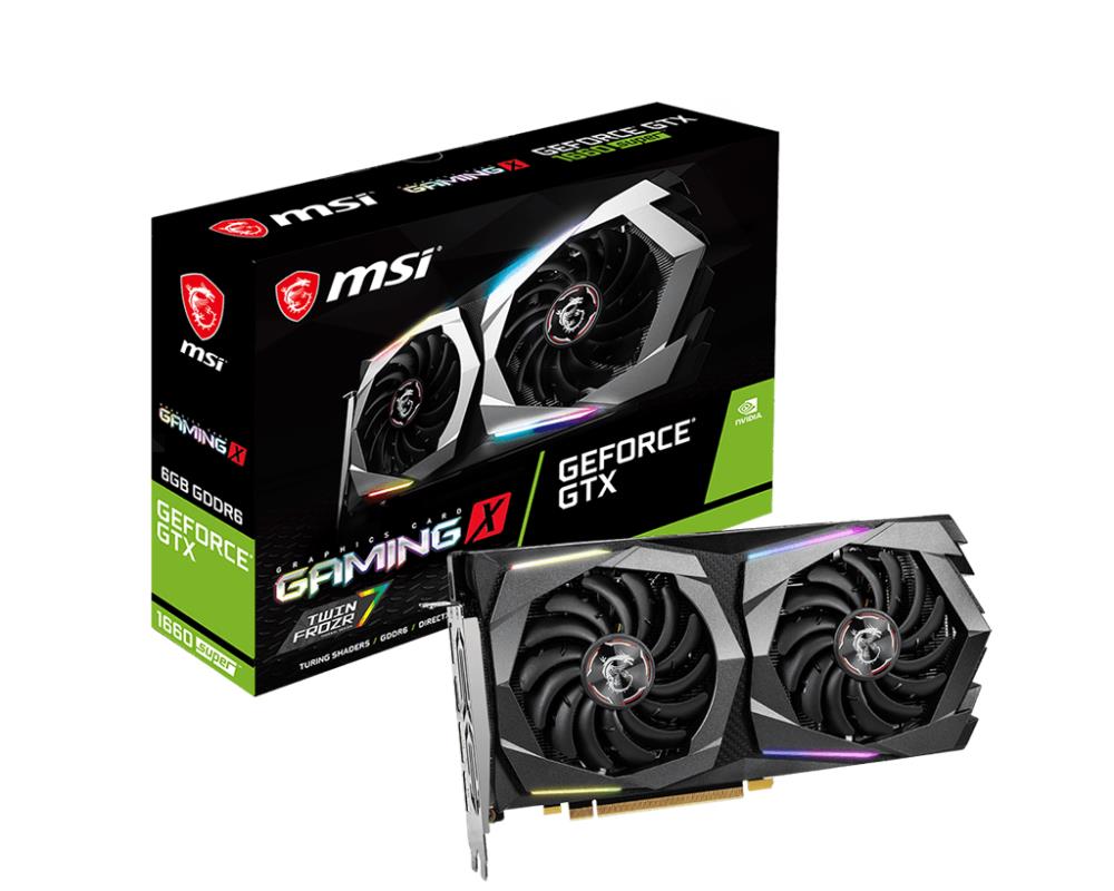 Graphics Card|MSI|NVIDIA GeForce GTX 1660 SUPER|6 GB|192 bit|PCIE 3.0 16x|GDDR6|Dual Slot Fansink|1xHDMI|3xDisplayPort|GTX1660SUPERGAMINGX