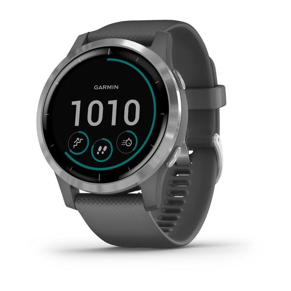 SMARTWATCH VIVOACTIVE 4 SHADOW/GRAY/SILV 010-02174-04 GARMIN