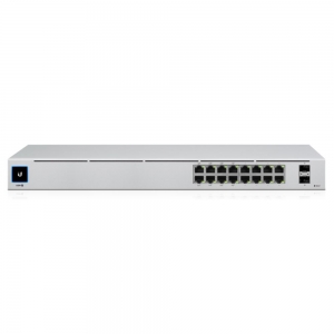 NET SWITCH 16PORT 1000M 2SFP/POE USW-16-POE UBIQUITI