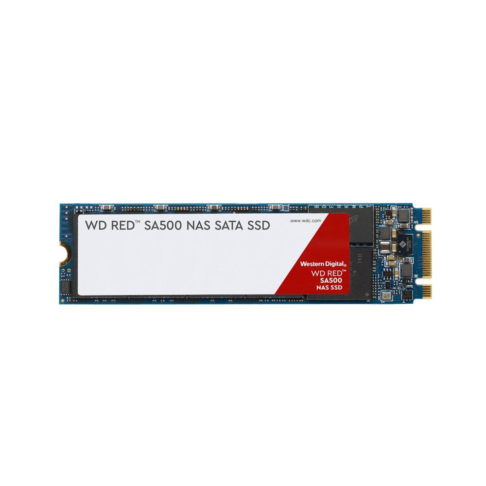 SSD|WESTERN DIGITAL|Red|500GB|M.2|SATA 3.0|Write speed 530 MBytes/sec|Read speed 560 MBytes/sec|MTBF 2000000 hours|WDS500G1R0B