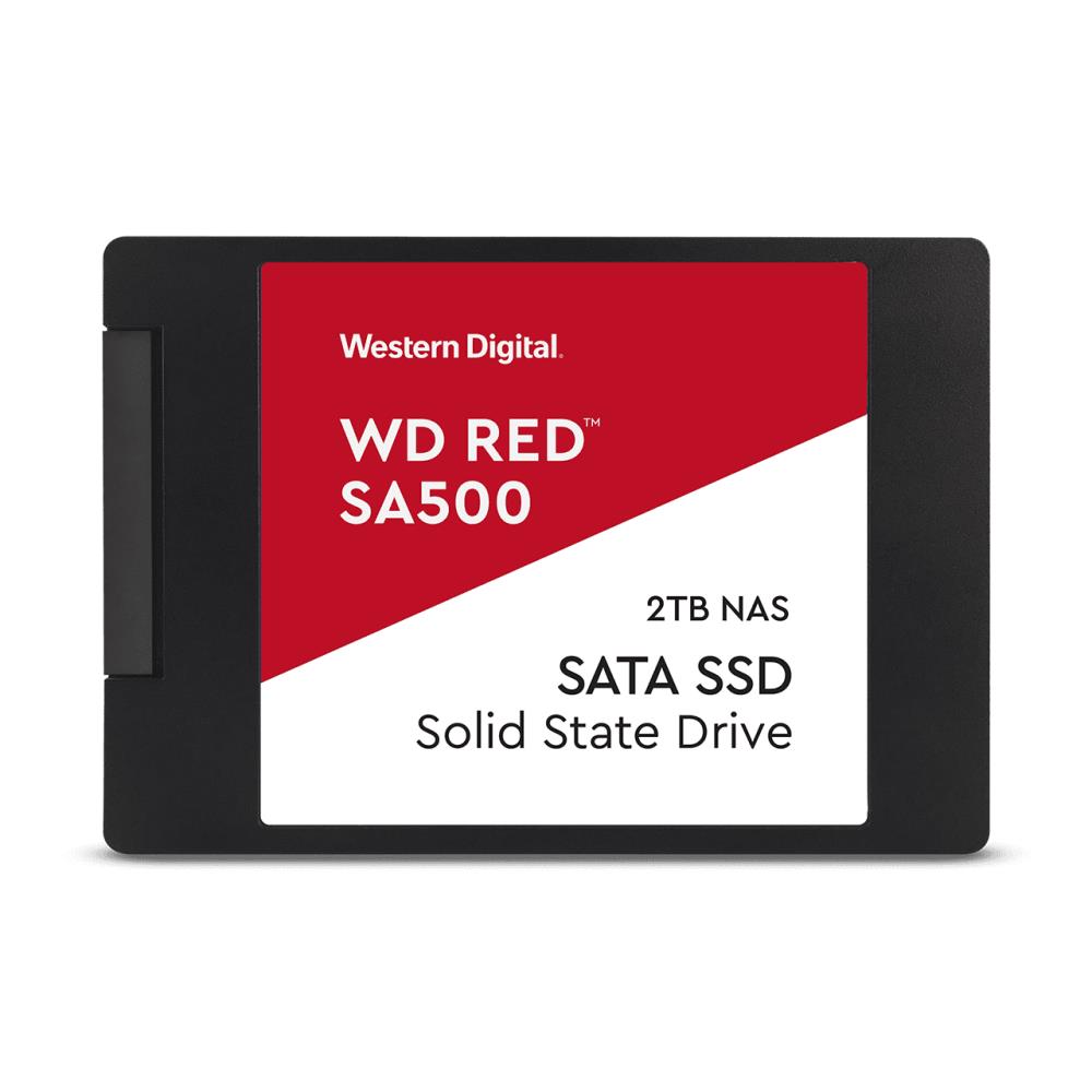 SSD|WESTERN DIGITAL|Red|2TB|SATA 3.0|Write speed 530 MBytes/sec|Read speed 560 MBytes/sec|2,5"|MTBF 2000000 hours|WDS200T1R0A