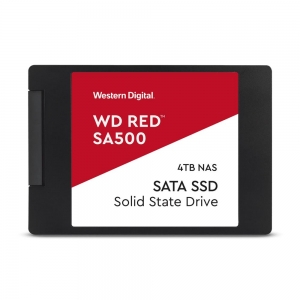 SSD|WESTERN DIGITAL|Red|4TB|SATA 3.0|Write speed 530 MBytes/sec|Read speed 560 MBytes/sec|2,5"|MTBF 2000000 hours|WDS400T1R0A