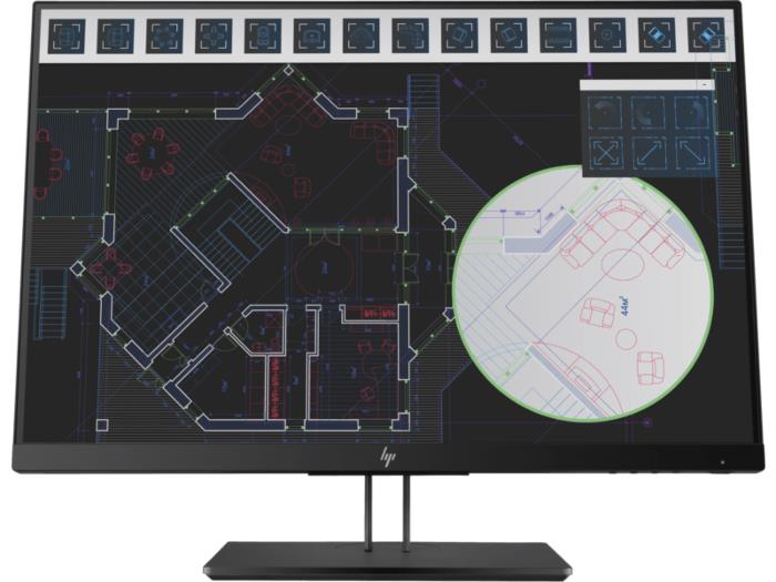 LCD Monitor|HP|Z24i|24"|Business|Panel IPS|1920x1200|16:10|Matte|5 ms|Swivel|Pivot|Height adjustable|Tilt|1JS08A4#ABB