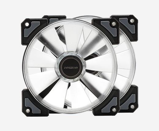 CASE FAN 120MM TWIN PACK/CROWN 12CM X2 IN-WIN