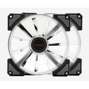 CASE FAN 140MM TWIN PACK/CROWN 14CM X2 IN-WIN