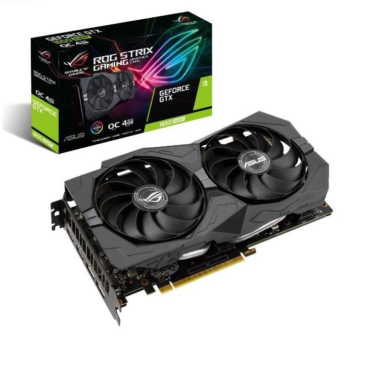 Graphics Card|ASUS|NVIDIA GeForce GTX 1650 SUPER|4 GB|128 bit|PCIE 3.0 16x|GDDR6|Memory 12002 MHz|GPU 1530 MHz|Dual Slot Fansink|2xHDMI|2xDisplayPort|STRIX-GTX1650S-O4G-GAMING