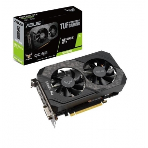 Graphics Card|ASUS|NVIDIA GeForce GTX 1660 SUPER|6 GB|192 bit|PCIE 3.0 16x|GDDR6|Memory 14002 MHz|GPU 1530 MHz|Dual Slot Fansink|1xDVI|1xHDMI|1xDisplayPort|TUF-GTX1660S-O6G-GAMING