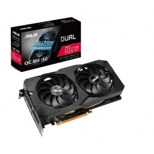 Graphics Card|ASUS|AMD Radeon RX 5500 XT|8 GB|128 bit|PCIE 4.0 16x|GDDR6|Dual Slot Fansink|1xHDMI|3xDisplayPort|DUAL-RX5500XT-O8G-EVO