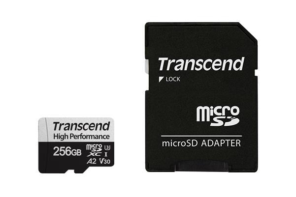 MEMORY MICRO SDXC 256GB W/A/UHS-I TS256GUSD330S TRANSCEND