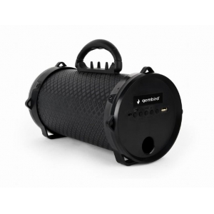 Portable Speaker|GEMBIRD|Boom|Portable/Wireless|1xMicro-USB|1xMicroSD Card Slot|Bluetooth|Black|SPK-BT-12