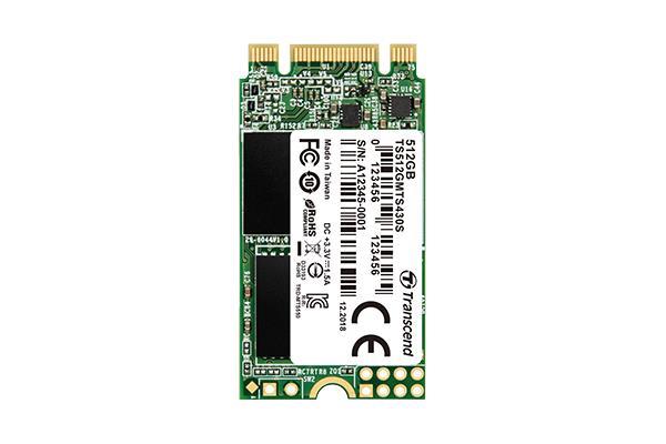 SSD|TRANSCEND|430S|256GB|M.2|SATA 3.0|TLC|Write speed 400 MBytes/sec|Read speed 530 MBytes/sec|MTBF 1000000 hours|TS256GMTS430S