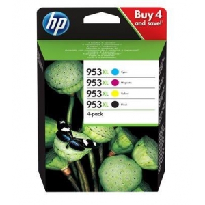 INK CARTRIDGE COLOR NO.953XL/4PACK 3HZ52AE HP