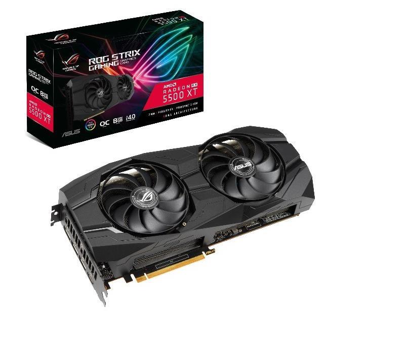 VGA PCIE16 RX 5500 XT 8GB/ROG-STRIX-RX5500XT-O8G-GA ASUS