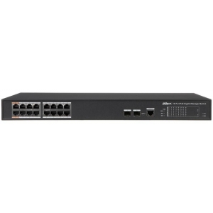 NET SWITCH 16PORT 1000M POE/PFS4218-16GT-240 DAHUA