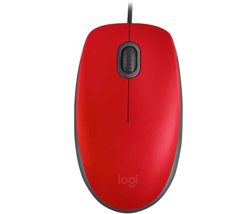 MOUSE USB OPTICAL M110 SILENT/RED 910-005489 LOGITECH