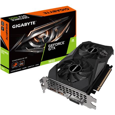 VGA PCIE16 GTX1650 4GB GDDR6/GV-N1656WF2OC-4GD GIGABYTE