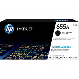 TONER BLACK 655A /M652/M653/12.5K CF450A HP