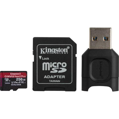 MEMORY MICRO SDXC 256GB UHS-II/W/READER MLPMR2/256GB KINGSTON