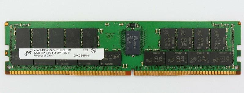 Server Memory Module|CRUCIAL|DDR4|32GB|RDIMM/ECC|2666 MHz|CL 19|1.2 V|MTA36ASF4G72PZ-2G6E1