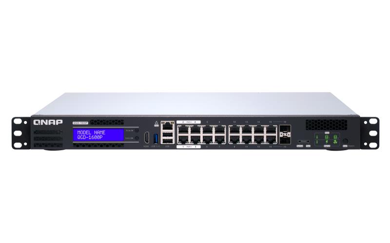 NET SWITCH 16PORTS POE/QGD-1600P-8G QNAP