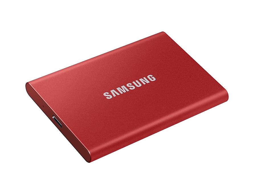External SSD|SAMSUNG|T7 Touch|500GB|USB 3.2|Write speed 1000 MBytes/sec|Read speed 1050 MBytes/sec|MU-PC500R/WW