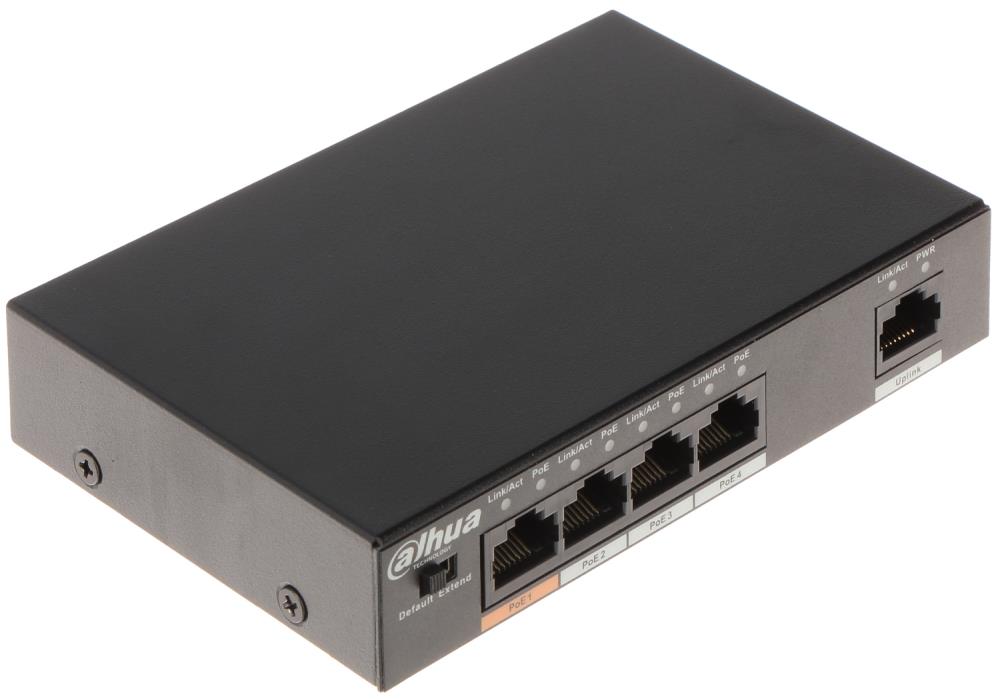 NET SWITCH 4PORT 4POE 10/100/PFS3005-4ET-60 DAHUA