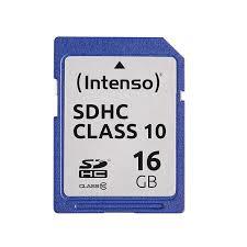 MEMORY SDHC 16GB C10/3411470  INTENSO