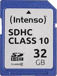 MEMORY SDHC 32GB C10/3411480  INTENSO