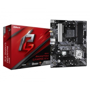 Mainboard|ASROCK|AMD B550|SAM4|ATX|2xPCI-Express 3.0 1x|1xPCI-Express 3.0 4x|1xM.2|1xPCI-Express 4.0 16x|Memory DDR4|Memory slots 4|1xHDMI|2xAudio-In|1xAudio-Out|6xUSB 3.2|1xPS/2|1xRJ45|2xWiFi antenna port|B550PHANTOMGAMING4/AC