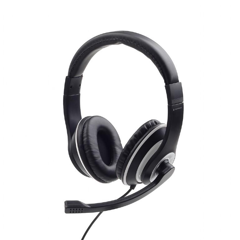 HEADSET STEREO BLACK/MHS-03-BKWT GEMBIRD