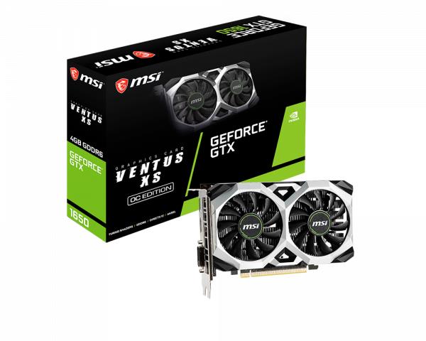 VGA PCIE16 GTX1650 4GB GDDR6/GTX 1650 D6 VENTUS XS OC MSI