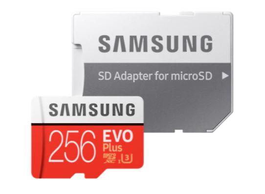 MEMORY MICRO SDXC EVO+ 256GB/C10 W/A MB-MC256HA/EU SAMSUNG