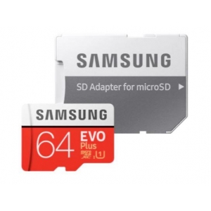 MEMORY MICRO SDXC EVO+ 64GB/C10 W/A MB-MC64HA/EU SAMSUNG