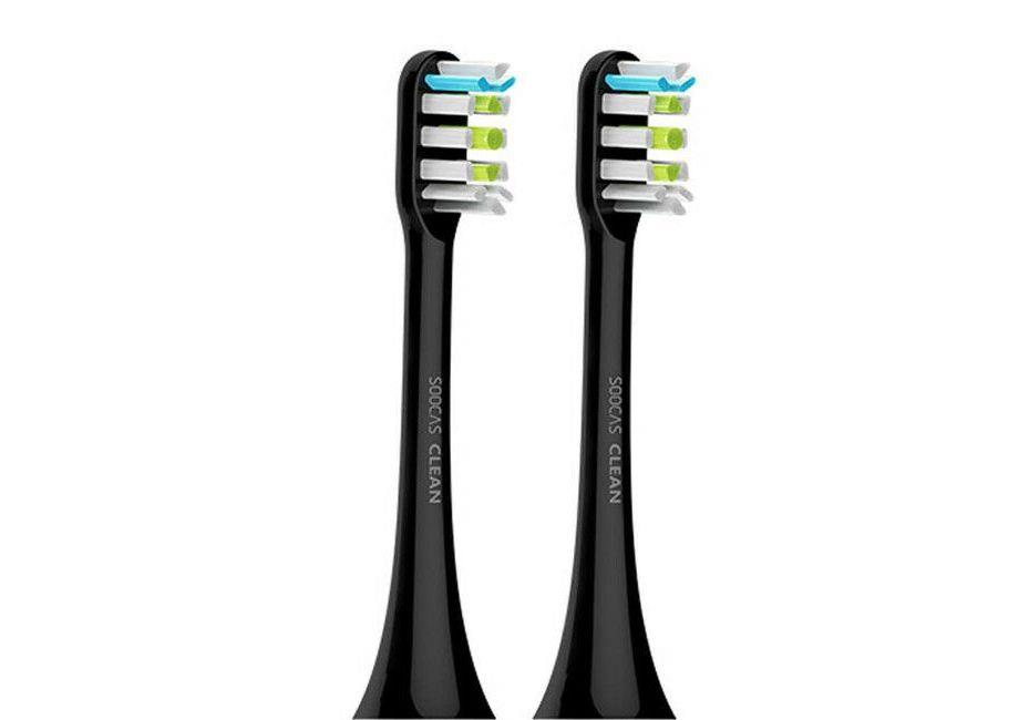 ELECTRIC TOOTHBRUSH ACC HEAD/BLACK 2PCS SOOCAS