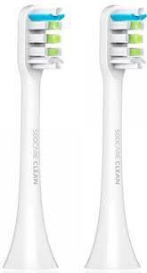 ELECTRIC TOOTHBRUSH ACC HEAD/WHITE 2PCS SOOCAS