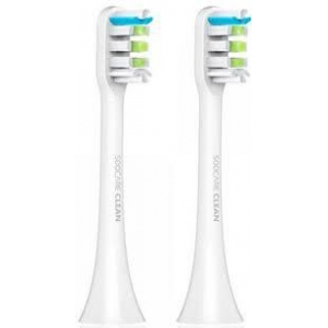 ELECTRIC TOOTHBRUSH ACC HEAD/WHITE 2PCS SOOCAS