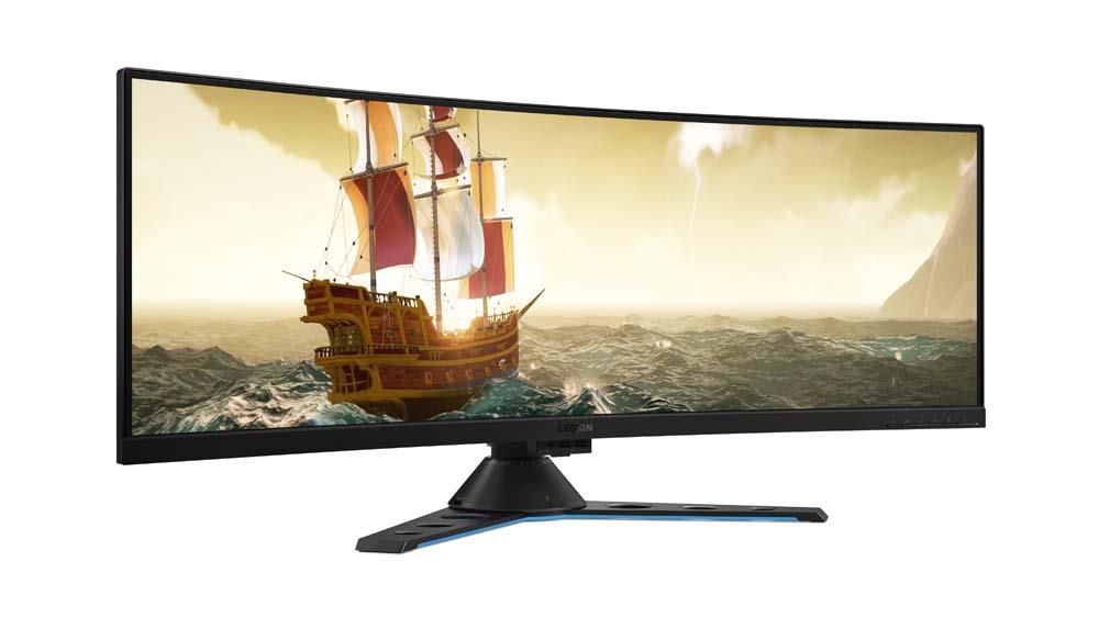 Monitor|LENOVO|Legion Y44w-10|43.4"|Gaming/Curved|3840x1200|32:10|144Hz|6 ms|Speakers|Swivel|Height adjustable|Tilt|Colour Black|65EARAC1EU