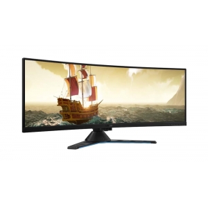Monitor|LENOVO|Legion Y44w-10|43.4"|Gaming/Curved|3840x1200|32:10|144Hz|6 ms|Speakers|Swivel|Height adjustable|Tilt|Colour Black|65EARAC1EU